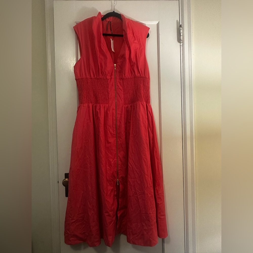 Anthro Tommie Tommy Midi dress XL NWT, pink - Picture 1 of 2